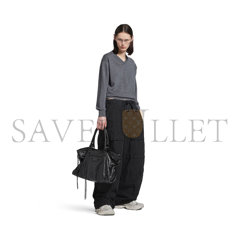 Ba1en*iaga le city bag large in black 8657652acme1000 (46*29*17cm)